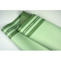 Пленка матовая DUOMAT "три полосы", ( цвет светло-зеленый/зеленый) 58см*10м, 65мкм 