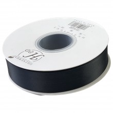 Лента атласная PREMIUM, 25мм*41м (цвет черный)