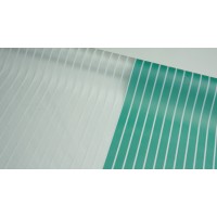 Пленка матовая корейская "полосы" 58см*10м (цвет зеленый)